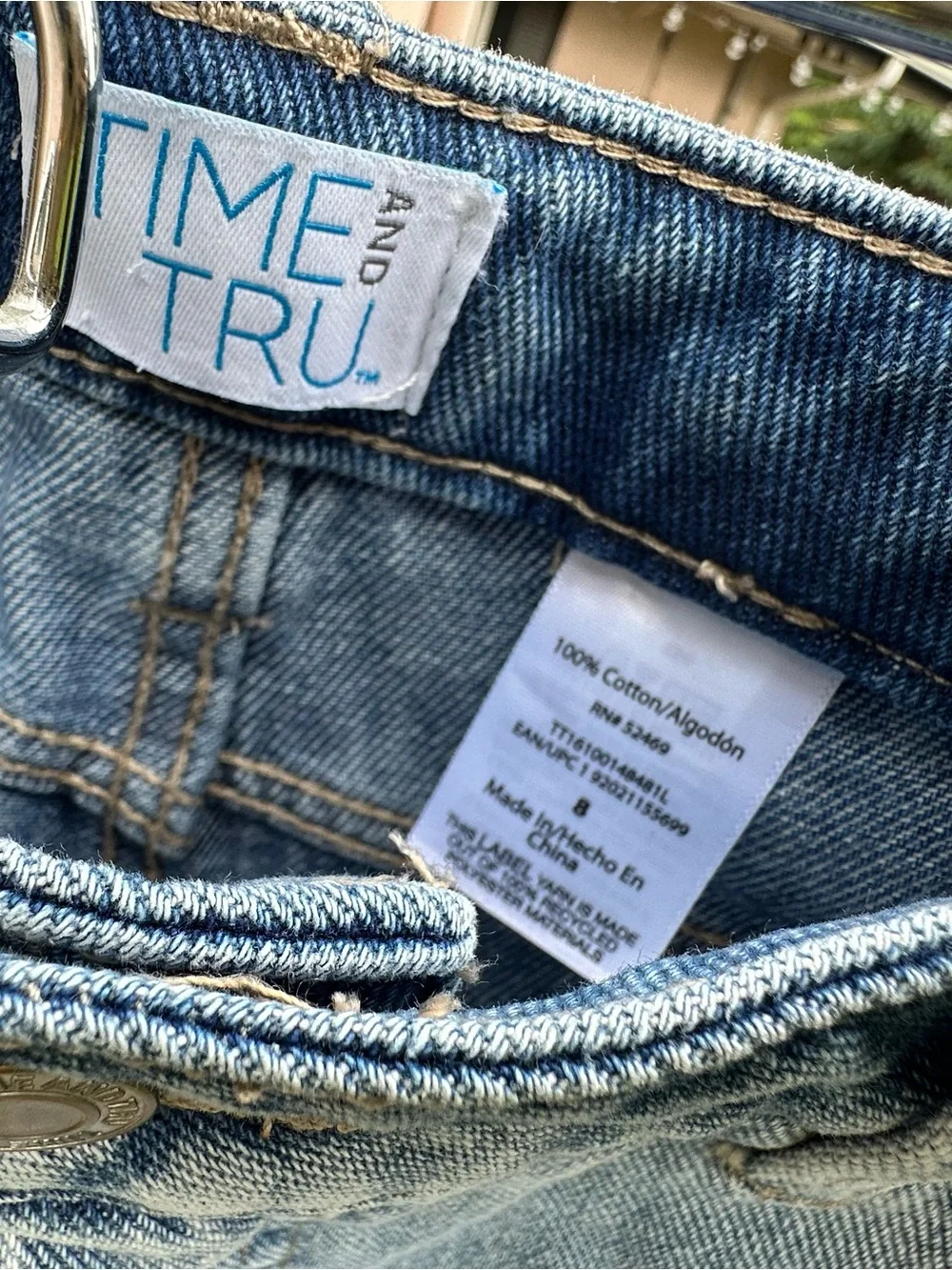 Distressed Denim Shorts